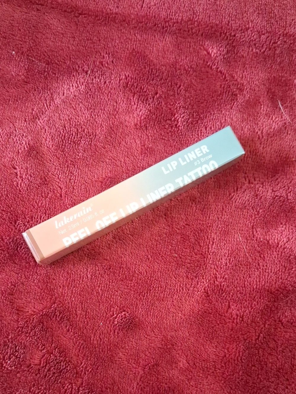 Peel Off Lip Liner Tattoo - Rose/Brown